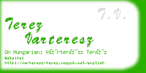 terez varteresz business card